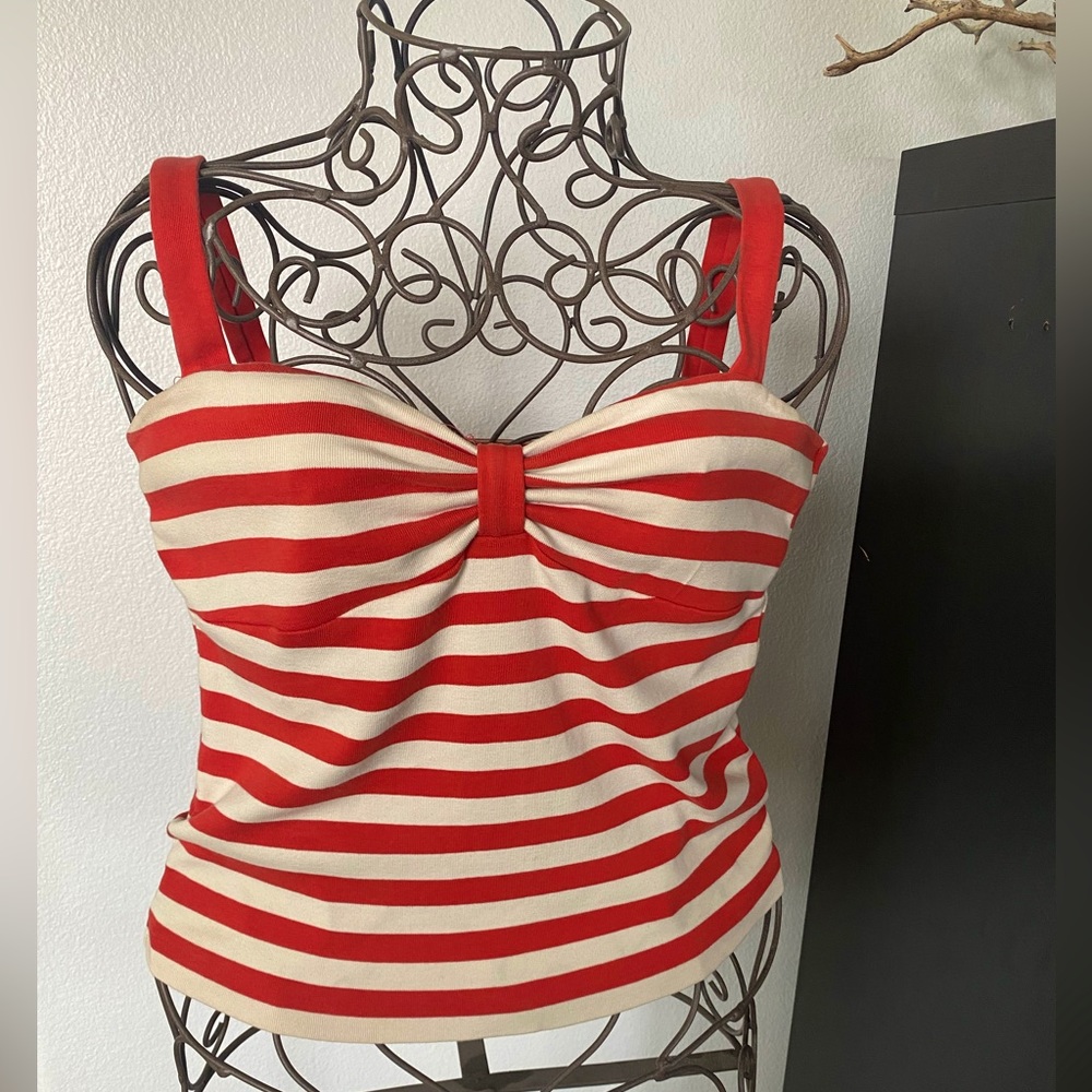 Vintage Marc Jacobs Stripe Tank. Size Medium.